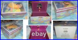 11 Disney PRINCESS MUSIC BOX Ariel Jasmine Pocahontas Mulan Merida Elena Moana +