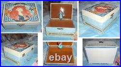 11 Disney PRINCESS MUSIC BOX Ariel Jasmine Pocahontas Mulan Merida Elena Moana +