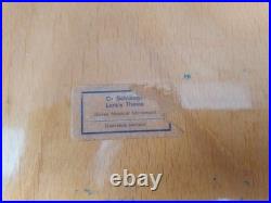 14 Inlaid Jewelry / Music Box Velvet Lining Italy IDI Lara's Theme Reuge