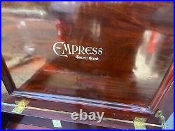 18 1/2 Mira Empress Concert Mahogany Music Box With Matching Stand
