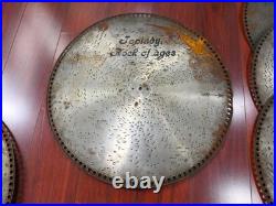 18.5 Antique MIRA Music Box Disks Lot of 6