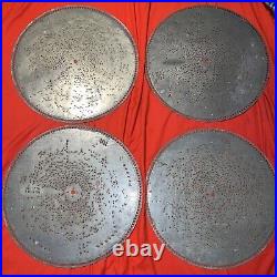 18 antique The Olympia metal disc records 15 3/4 inch size music box