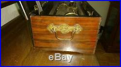 1850's 1860s Swiss Antique Music Box 8 AIRS, Rosewood Inlaid