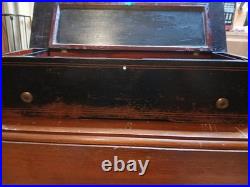 1880's 4 Song Cylinder Music Box Victorian Era Antique