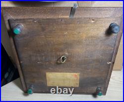 1880s Antique French Tile Music Box Trivet