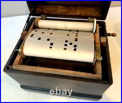 1880s ORIGNAL MELODIA MUSIC BOX MECHANICAL ORGUINETTE CO NEW YORK WORKING (EY)