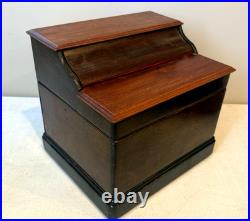 1880s ORIGNAL MELODIA MUSIC BOX MECHANICAL ORGUINETTE CO NEW YORK WORKING (EY)