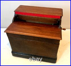 1880s ORIGNAL MELODIA MUSIC BOX MECHANICAL ORGUINETTE CO NEW YORK WORKING (EY)
