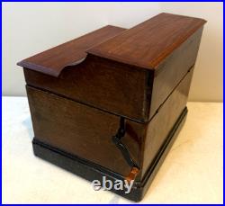 1880s ORIGNAL MELODIA MUSIC BOX MECHANICAL ORGUINETTE CO NEW YORK WORKING (EY)