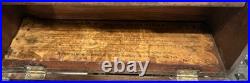 1880s ORIGNAL MELODIA MUSIC BOX MECHANICAL ORGUINETTE CO NEW YORK WORKING (EY)