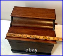 1880s ORIGNAL MELODIA MUSIC BOX MECHANICAL ORGUINETTE CO NEW YORK WORKING (EY)