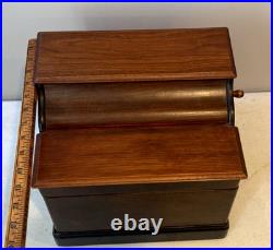 1880s ORIGNAL MELODIA MUSIC BOX MECHANICAL ORGUINETTE CO NEW YORK WORKING (EY)