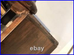 1885 Large Vintage Antique Key Wind swiss cylinder music box, 12 Airs Song