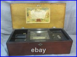 1890 Jaccard Du Grand St. Croix Suisse Fortissimo Music Box