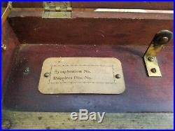 1899 IMPERIAL SYMPHONION MUSIC BOX No. 110 15580