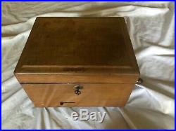 1899 IMPERIAL SYMPHONION MUSIC BOX with 4 discs AS IS