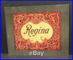 1902 Antique Regina Style 40 50 Music Box ADVERTISING SIGN WHITEHEAD HOAG pin US
