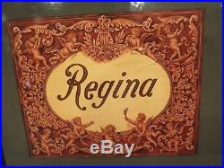 1902 Antique Regina Style 40 50 Music Box ADVERTISING SIGN WHITEHEAD HOAG pin US