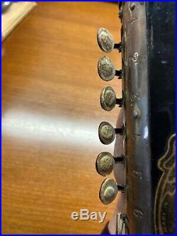 1920's M. Hohner's Antique Instrument Organette Blow Accordion Fluta Germany