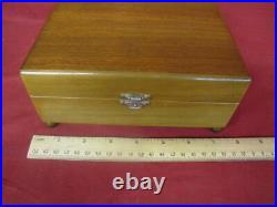 1920s Rare THORENS Switzerland Wooden Music Box With 4 Songs/Discs 1920s Rare THORENS Switzerland Wooden Music Box With 4 Songs/Discs