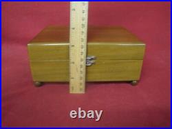 1920s Rare THORENS Switzerland Wooden Music Box With 4 Songs/Discs 1920s Rare THORENS Switzerland Wooden Music Box With 4 Songs/Discs