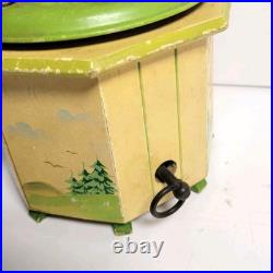 1940s Steinbach Thorens Music Box, Germany Snow White 7 Dwarfs Disney Tune Wood