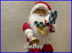 1950s ANIMATED BATTERY OPERATED SANTA ON ROTATING0 GLOBE TOY ORIGINAL BOX JAPAN
