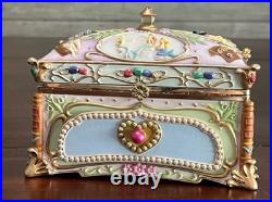 1951 Disney Tinkerbell Peter Pan Deluxe Jewelry Music Box GOOD CONDITION