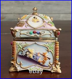 1951 Disney Tinkerbell Peter Pan Deluxe Jewelry Music Box GOOD CONDITION