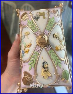 1951 Disney Tinkerbell Peter Pan Deluxe Jewelry Music Box GOOD CONDITION