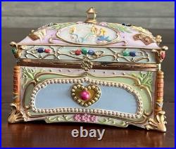 1951 Disney Tinkerbell Peter Pan Deluxe Jewelry Music Box GOOD CONDITION
