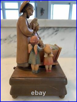1974 Vintage ANRI Music Box REUGE HOLY NIGHT NATIVITY E. MUSSNER 613 Of 1850