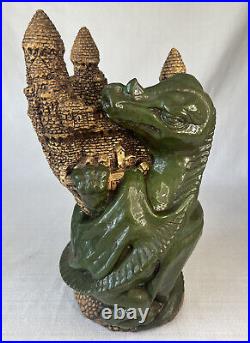 1978 Matchless Grove Puff The Magic Dragon Candle Holder/Music Box VTG 14