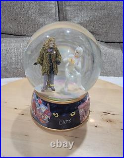 1981 CATS Broadway Musical San Francisco Music Box Snow Globe MEMORY GRIZABELLA