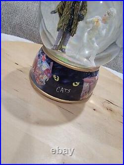 1981 CATS Broadway Musical San Francisco Music Box Snow Globe MEMORY GRIZABELLA