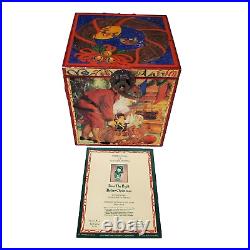 1986 Enesco Musical Jack in the Box Twas The Night Before Christmas 325597 COA