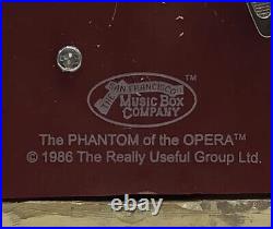 1986SAN FRANCISCO MUSIC BOX COMPANY Phantom of The Opera Monkey untouched+37 yrs
