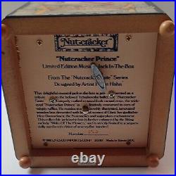 1988 Enesco Nutcracker Prince Musical Jack in the Box Limited Edition RARE
