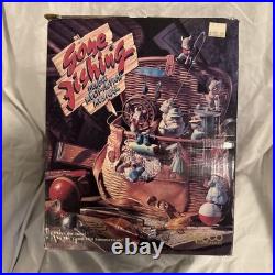 1990 Gone Fishing Enesco Deluxe Multi-Action Musical Box with Box