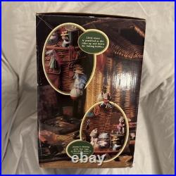 1990 Gone Fishing Enesco Deluxe Multi-Action Musical Box with Box
