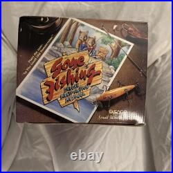 1990 Gone Fishing Enesco Deluxe Multi-Action Musical Box with Box