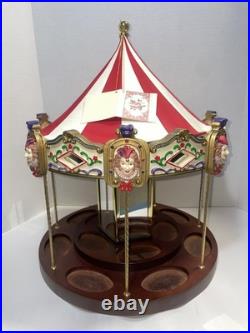 1990 San Francisco Music Box Company Carousel Big Vintage
