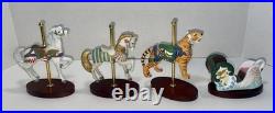 1990 San Francisco Music Box Company Carousel Big Vintage