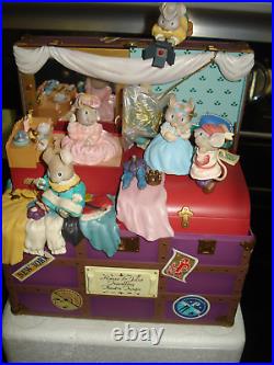 1991 Enesco Mouseterpiece Theater Chest Romeo & Juliet Animated Music Box Boxed