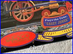 1991 Enesco ON THE RIGHT TRACK Deluxe Action Musical Train New NIB Casey Jones