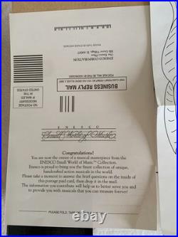 1991 Enesco ON THE RIGHT TRACK Deluxe Action Musical Train New NIB Casey Jones