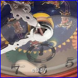 1991 Enesco TIME FOR CHRISTMAS Animated Mice Music Box SILVER BELLS Vintage