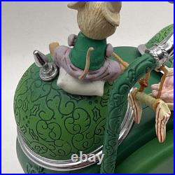 1991 Enesco TIME FOR CHRISTMAS Animated Mice Music Box SILVER BELLS Vintage