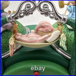 1991 Enesco TIME FOR CHRISTMAS Animated Mice Music Box SILVER BELLS Vintage