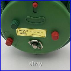 1991 Enesco TIME FOR CHRISTMAS Animated Mice Music Box SILVER BELLS Vintage